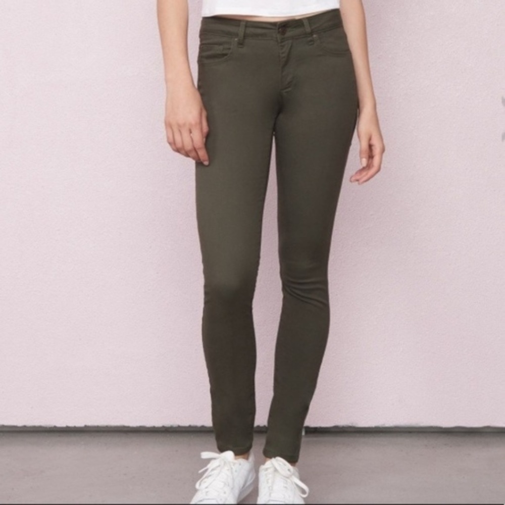 Garage Army Green Jeggings